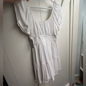 white summer dress